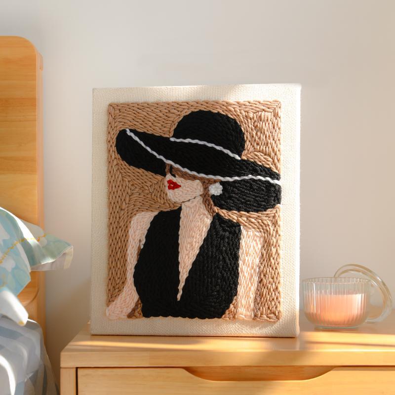 Elegant Lady- punch needle kits