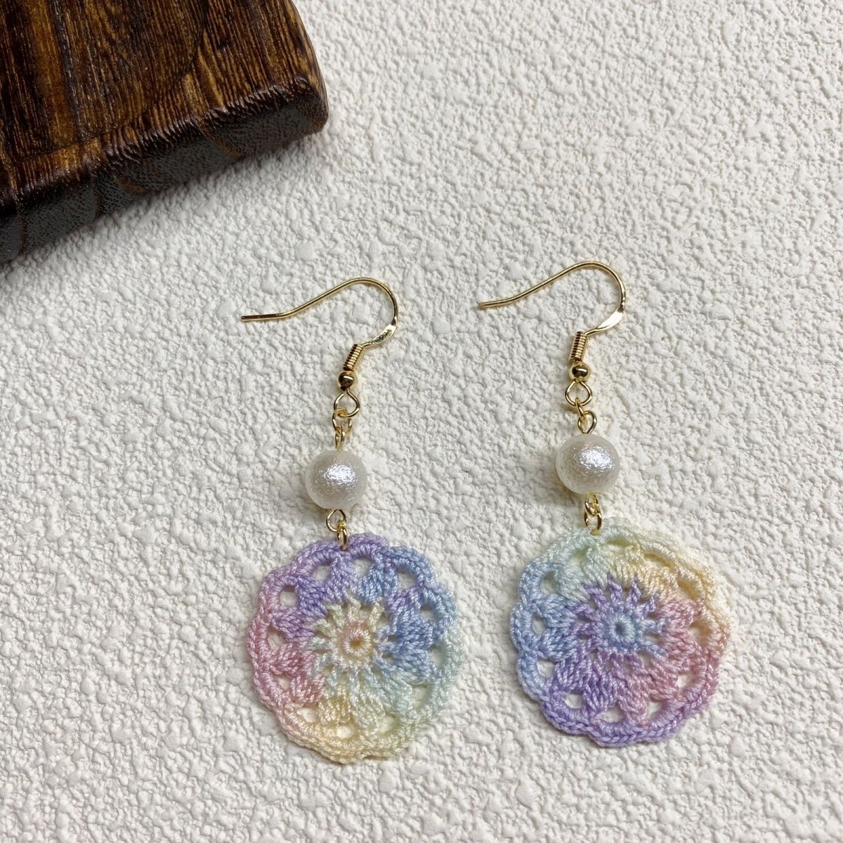 Handmade Micro crochet earring