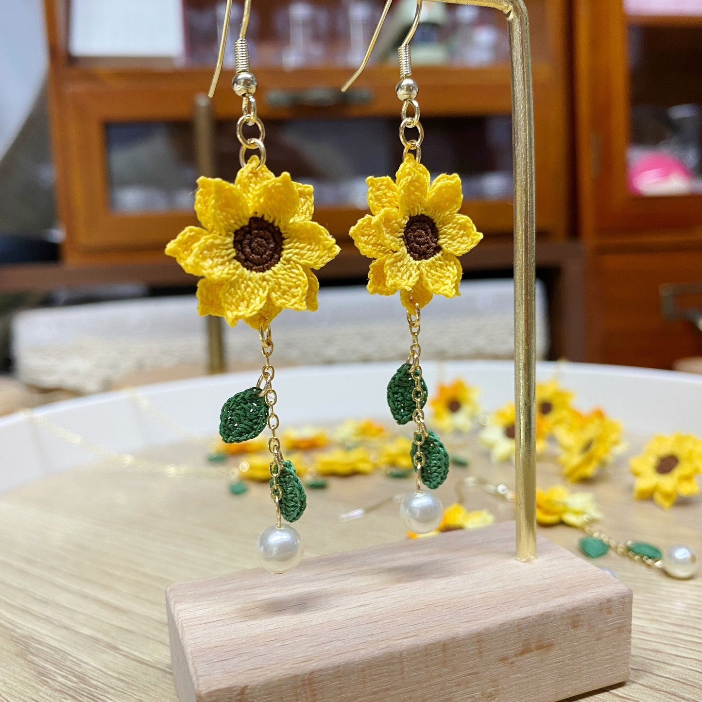 Handmade Micro Crochet Earrings for Women (Dangling Earrings /necklace/bralacet /stud)
