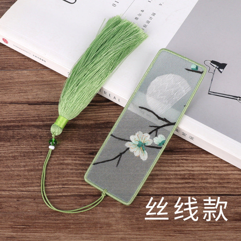 Embroidery bookmark