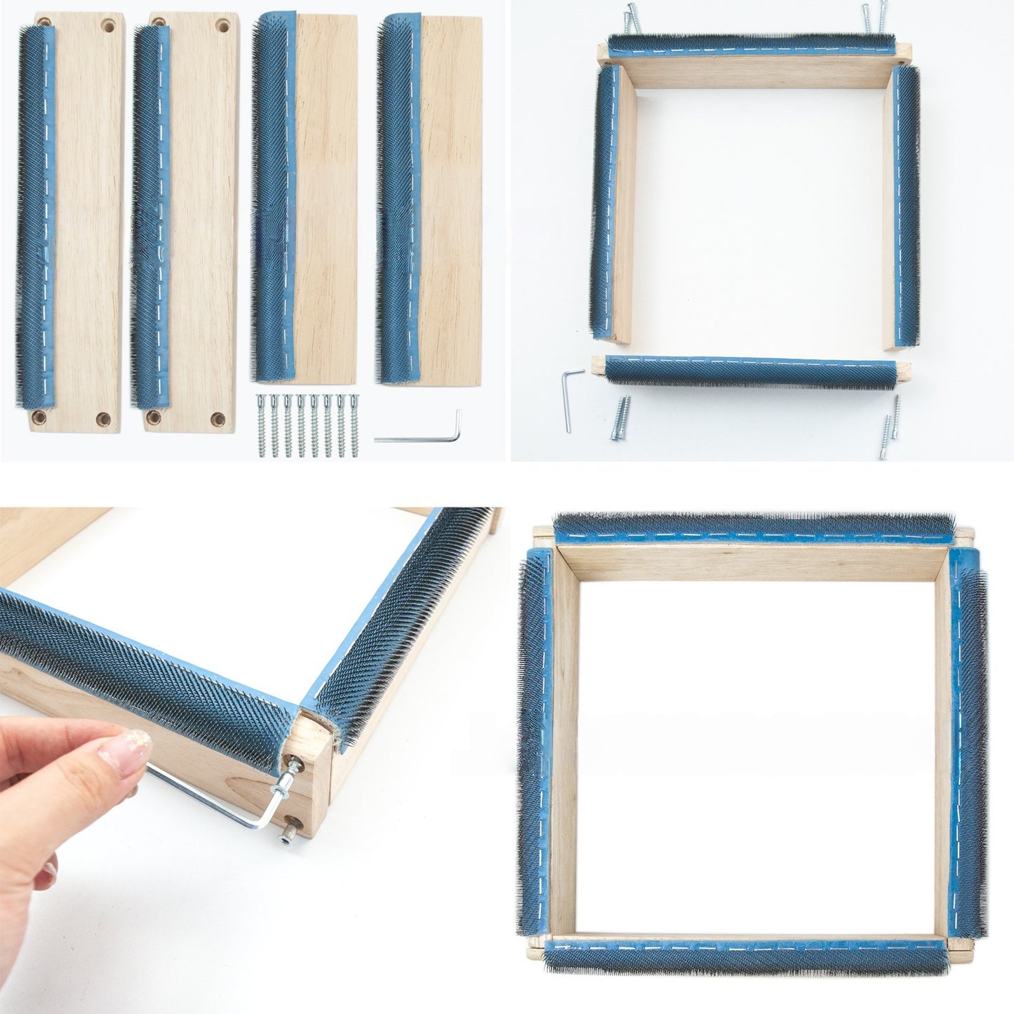 Gripper Strip Frame Punch Needle Rug Hooking Frame