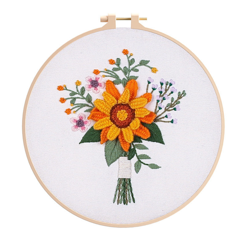 Flower embroidery