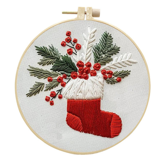 Christmas embroidery material kits