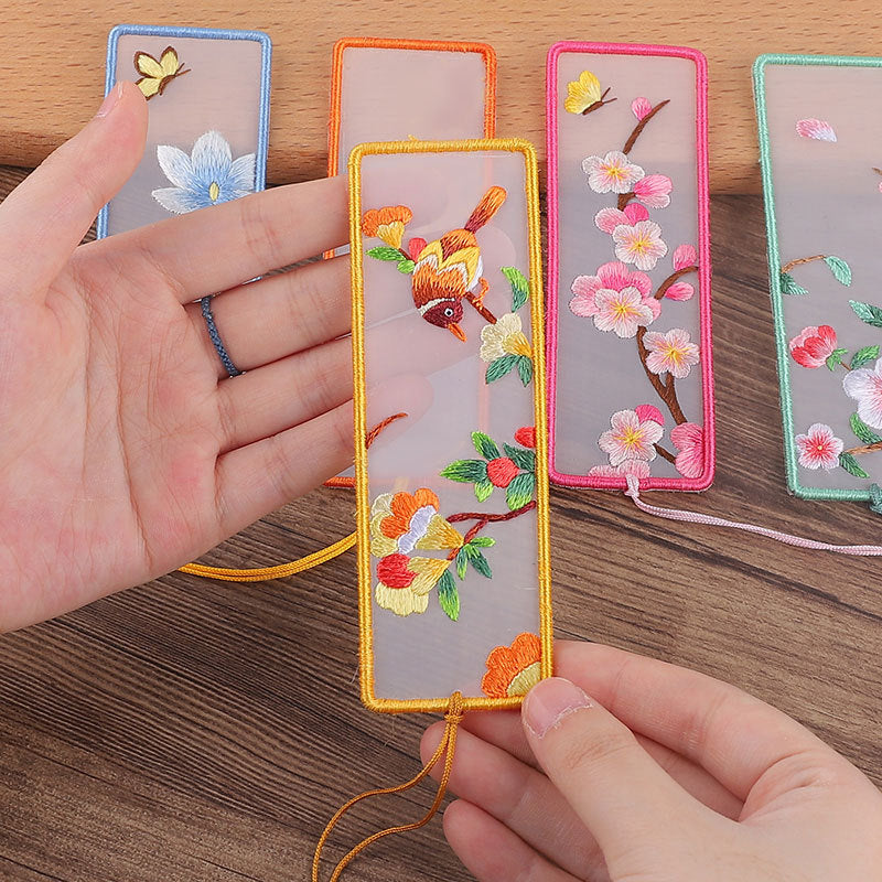 Embroidery bookmark