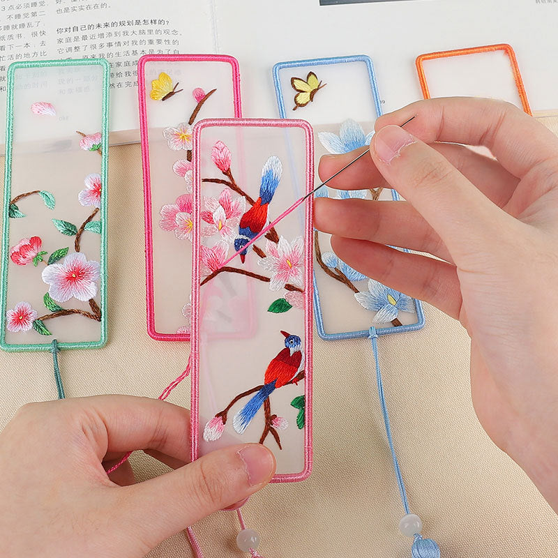 Embroidery bookmark