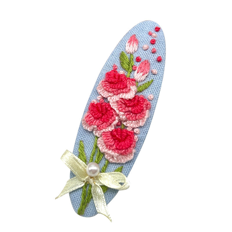 Hair clip Embroidery kits
