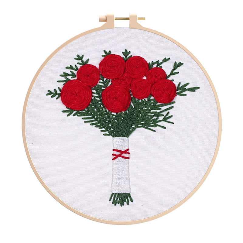 Flower embroidery