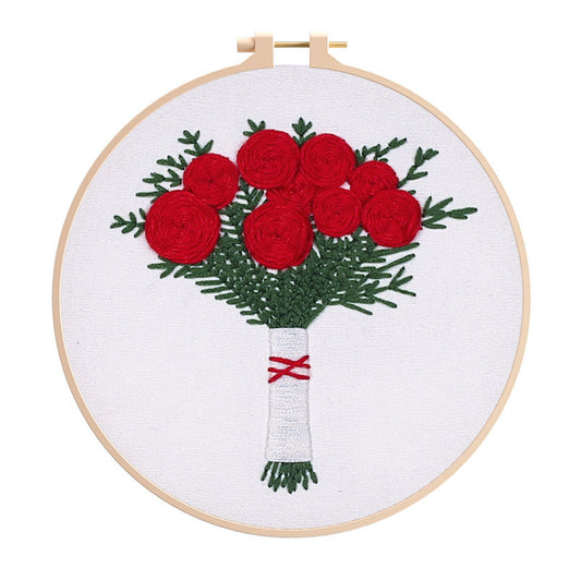 Flower embroidery