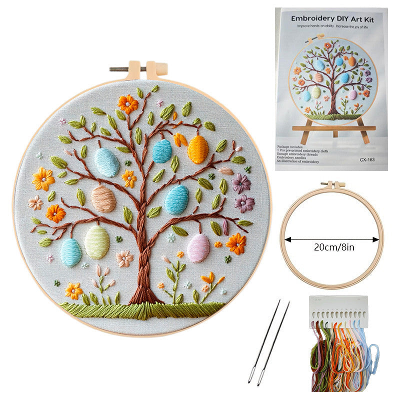 Boots and umbrella-embroidery material kits