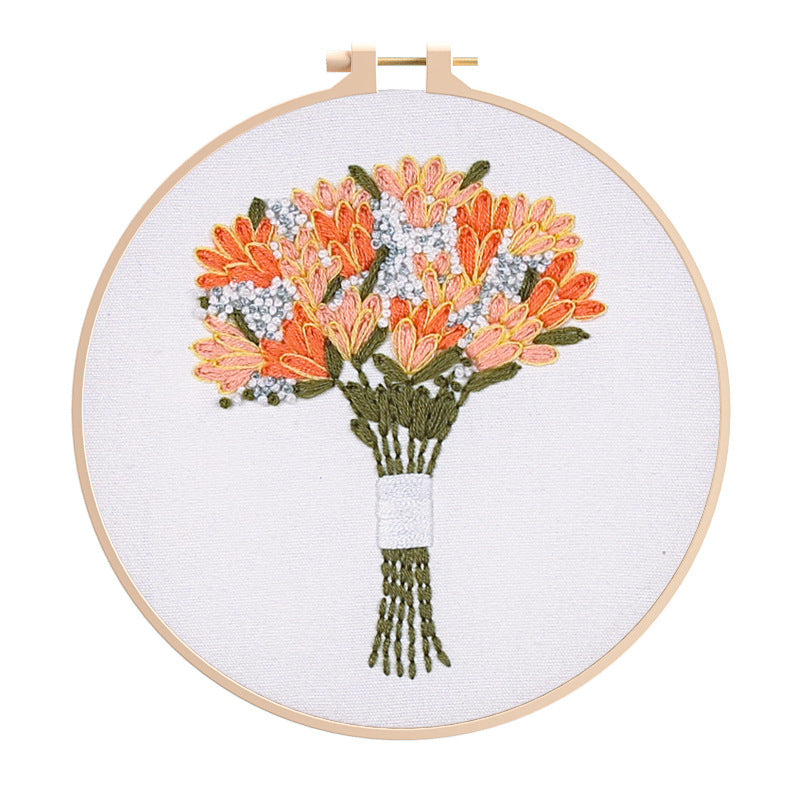 Flower embroidery
