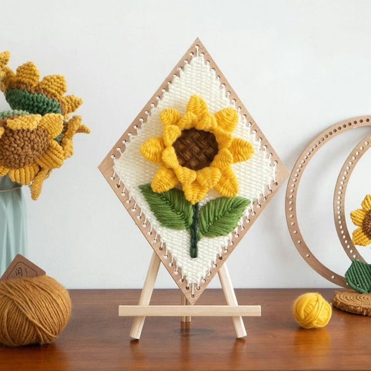Sunflower DIY Embroidery kits Lovely Flower for teacher friends gift