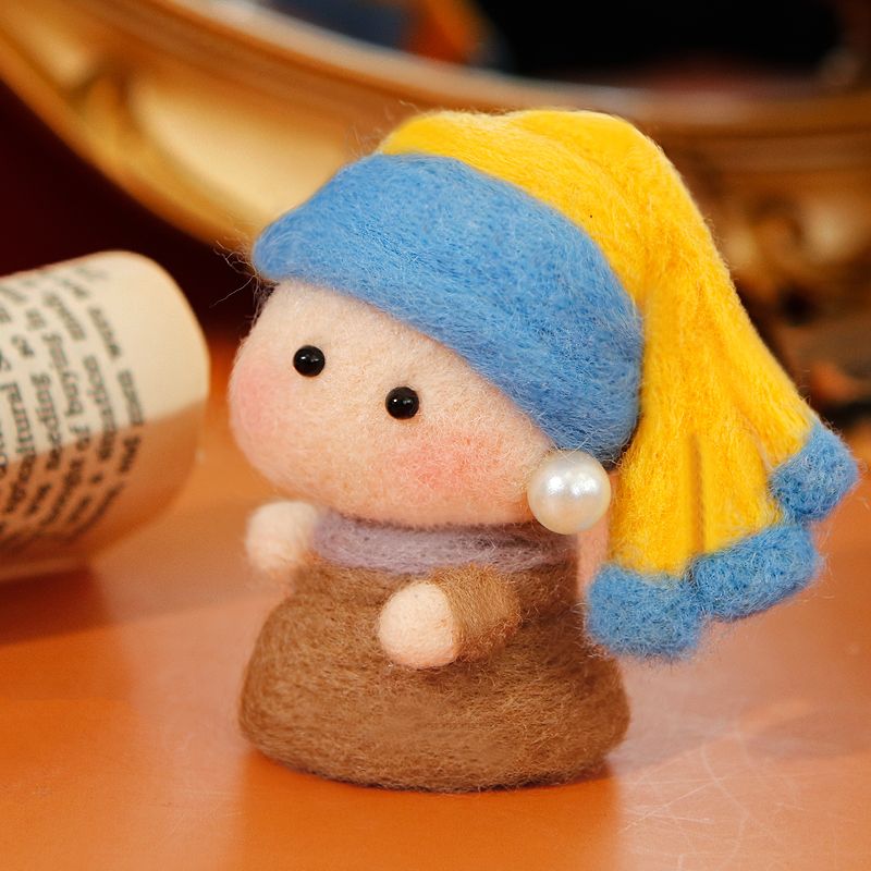 Key chain -wool felt needle kits