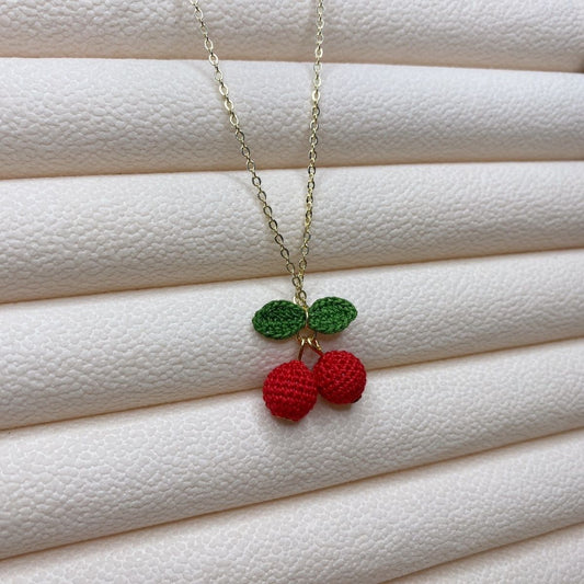 Micro crochet Fruit Necklaces