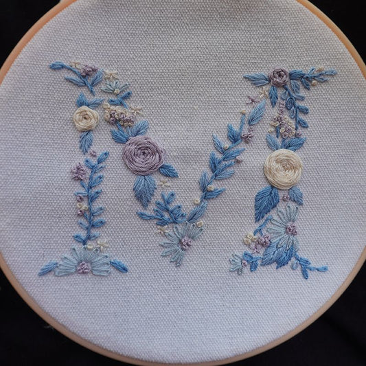 English letter embroidery water soluble sticker