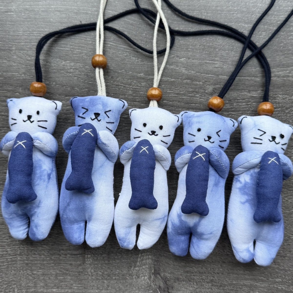 5pcs adorable with fish