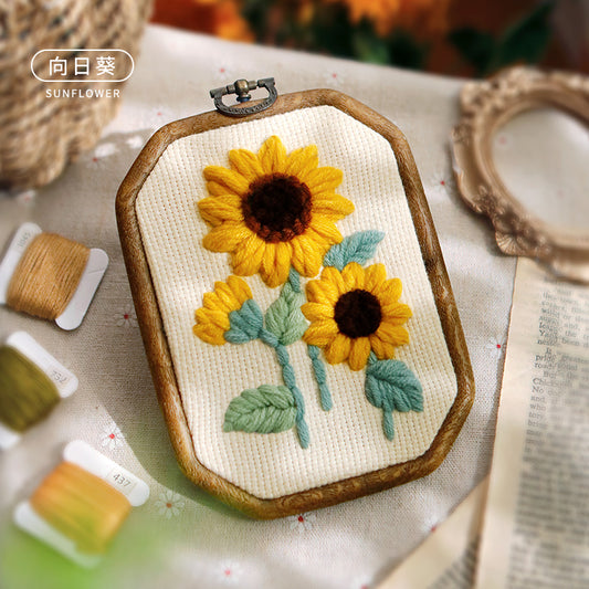 Flower punch embroidery(finished products)