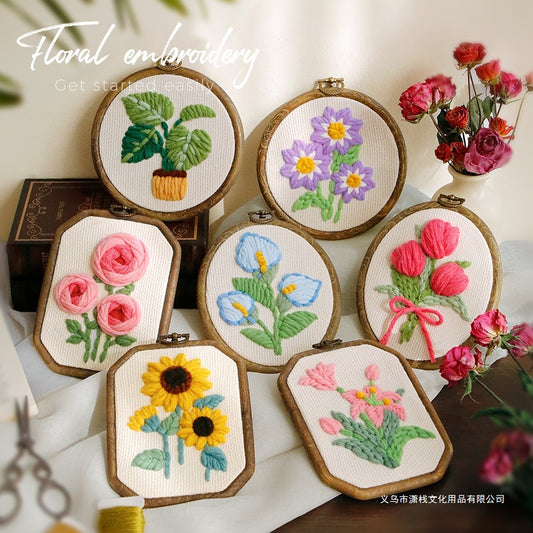 Flower punch embroidery(finished products)