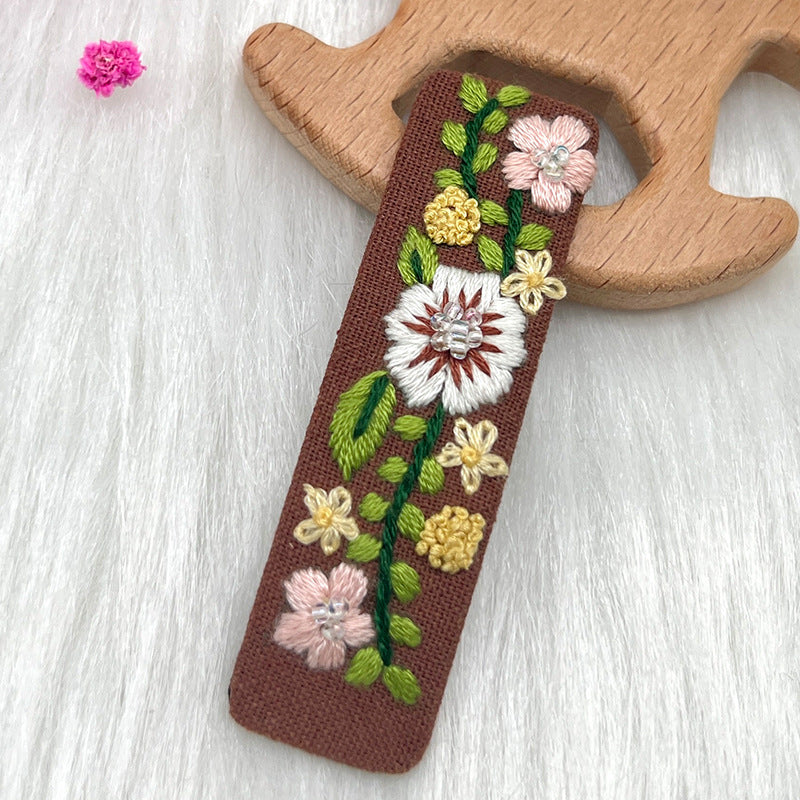 Hair clip Embroidery kits