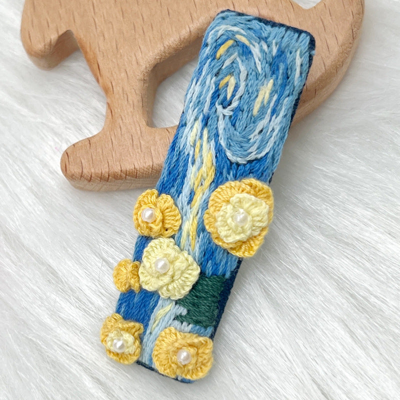 Hair clip Embroidery kits