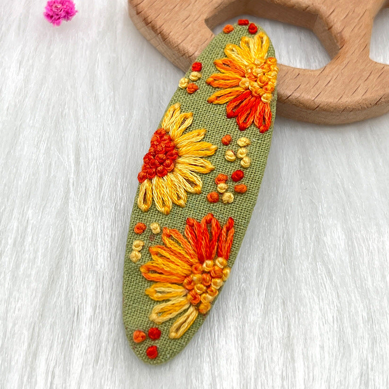 Hair clip Embroidery kits