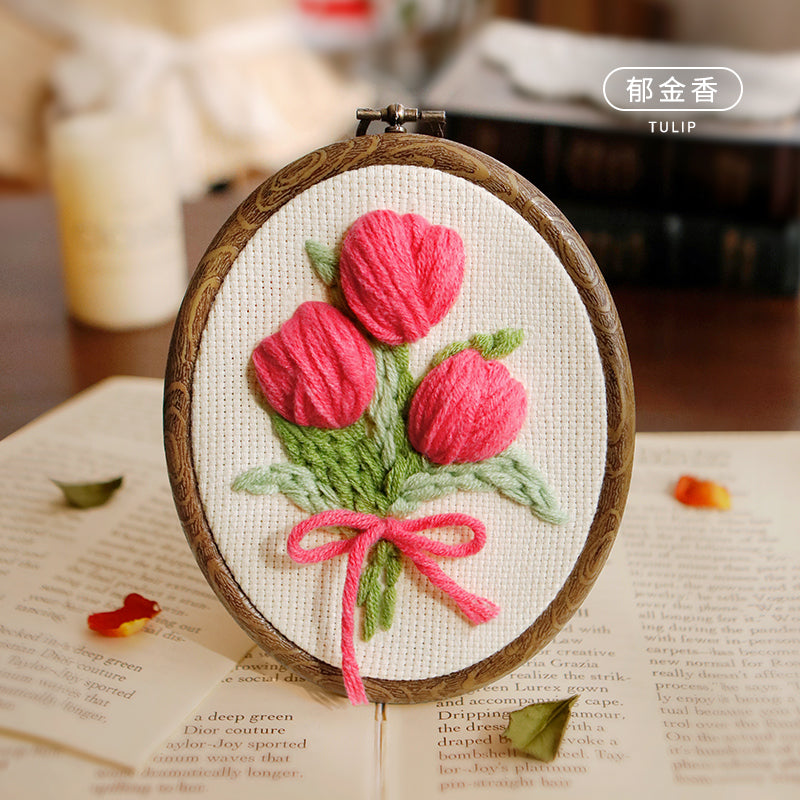 Flower punch embroidery(finished products)