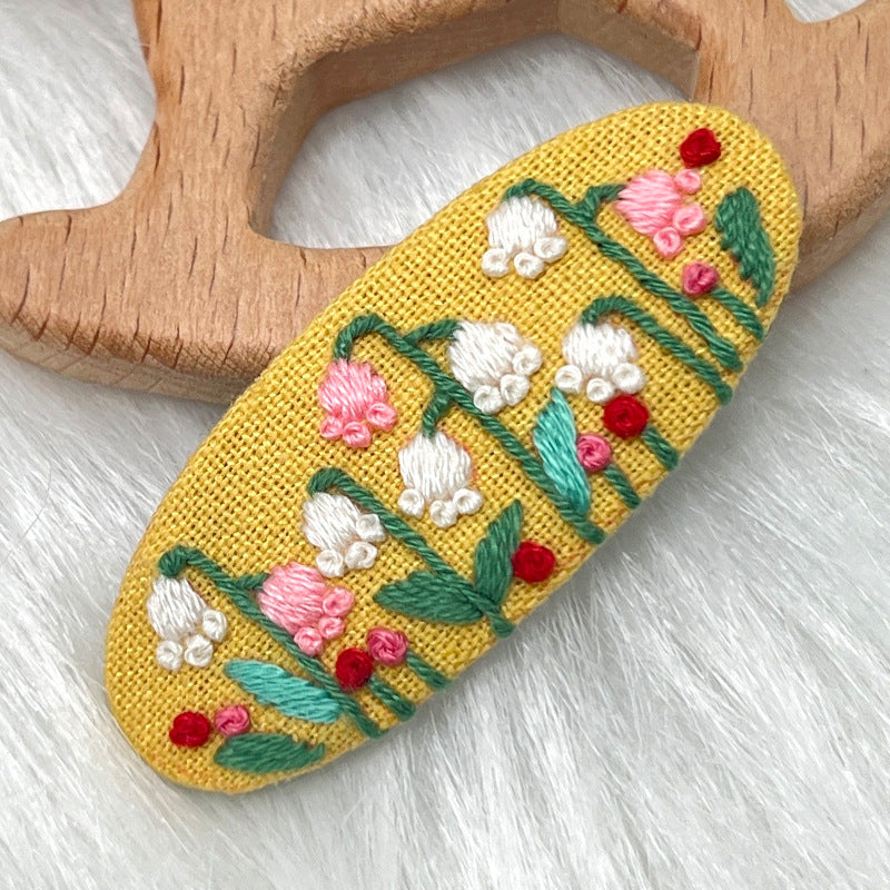 Hair clip Embroidery kits