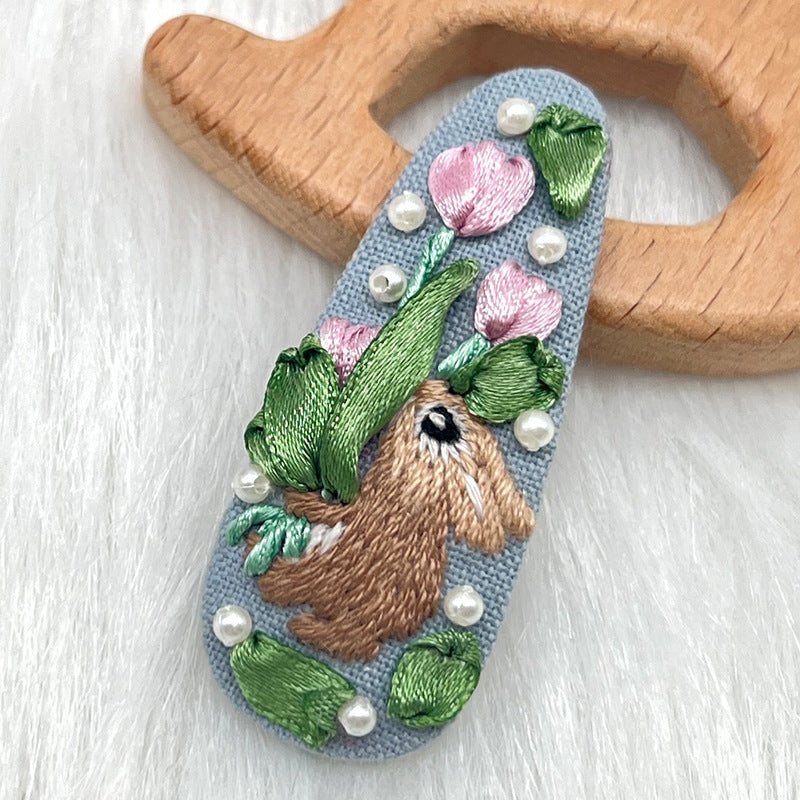 Hair clip Embroidery kits