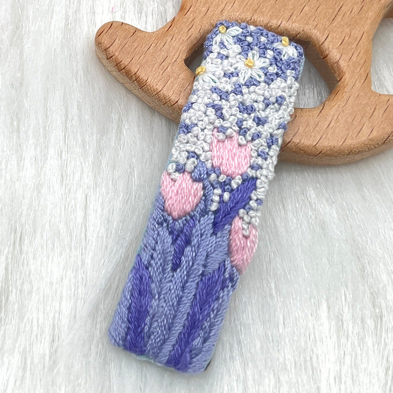 Hair clip Embroidery kits