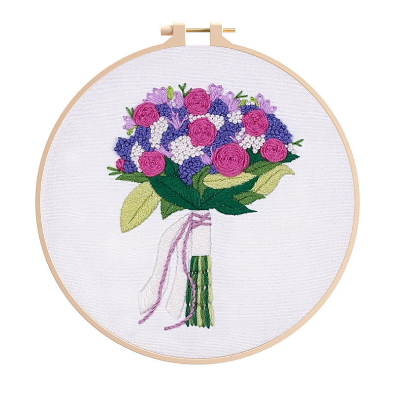 Flower embroidery