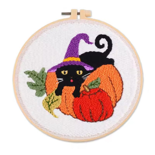 Halloween punch needle material kits