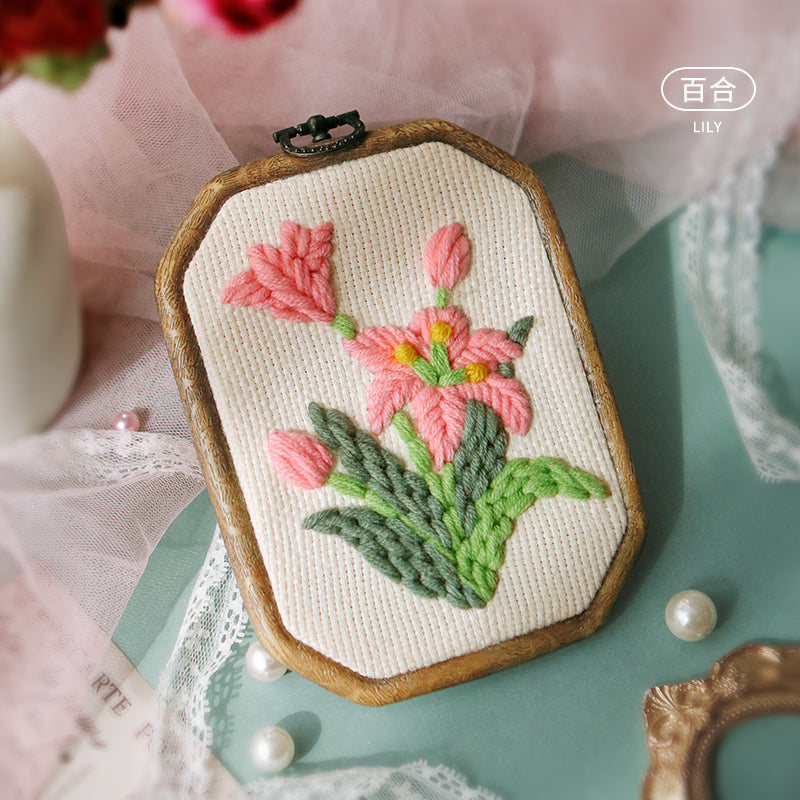 Flower punch embroidery(finished products)