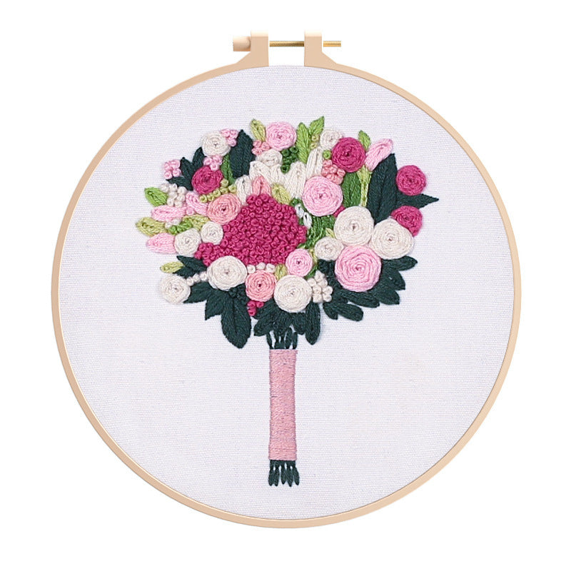 Flower embroidery
