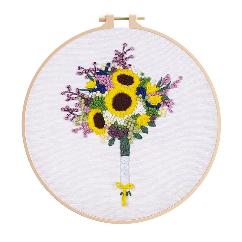 Flower embroidery