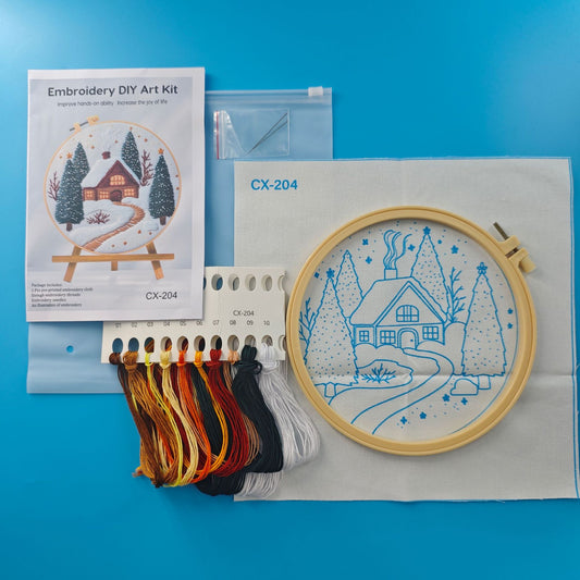 Halloween embroidery material kits
