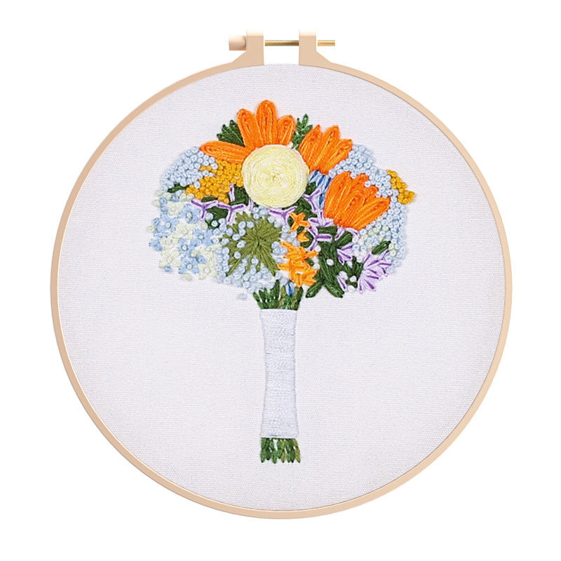 Flower embroidery