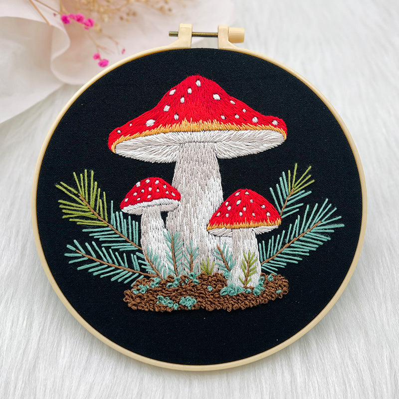 Embroidery kits for adult beginner-with thread,hoop,fabric,pattern