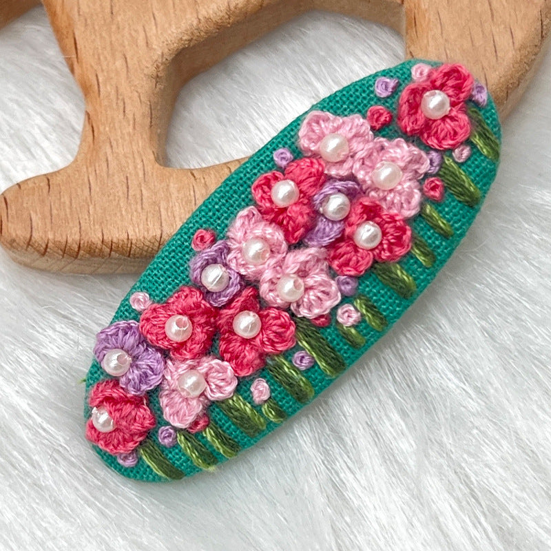 Hair clip Embroidery kits