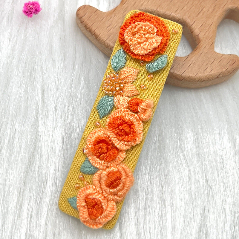 Hair clip Embroidery kits