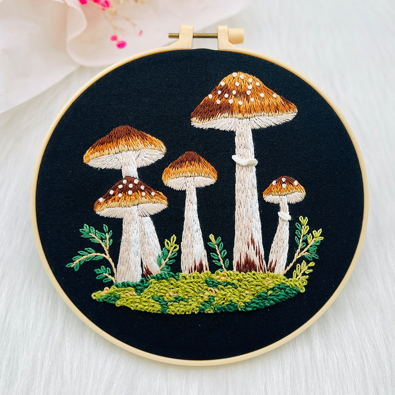 Embroidery kits for adult beginner-with thread,hoop,fabric,pattern