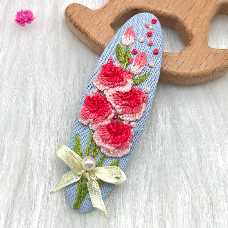 Hair clip Embroidery kits